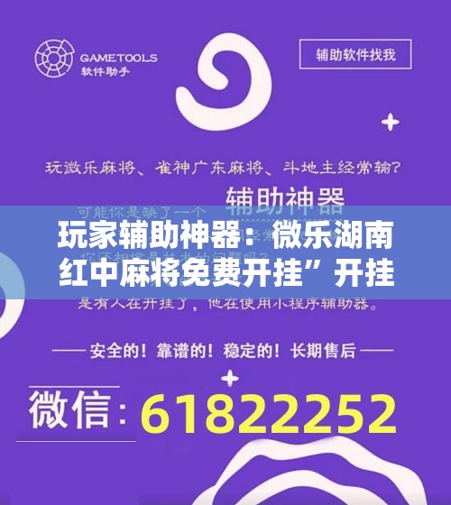玩家辅助神器：微乐湖南红中麻将免费开挂”开挂详细教程