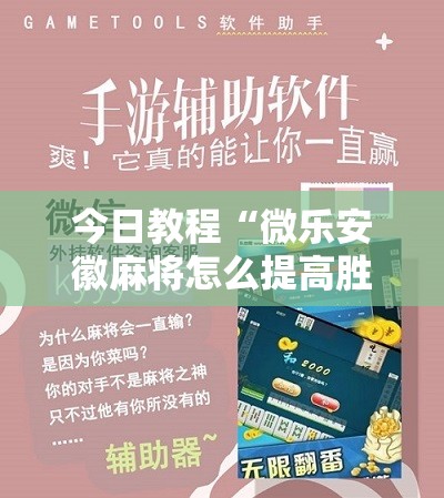 今日教程“微乐安徽麻将怎么提高胜率	”细辅助教程分享