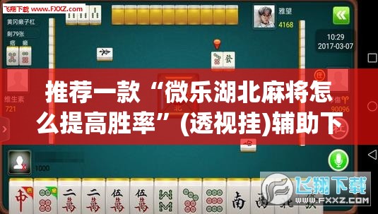 推荐一款“微乐湖北麻将怎么提高胜率”(透视挂)辅助下载教程