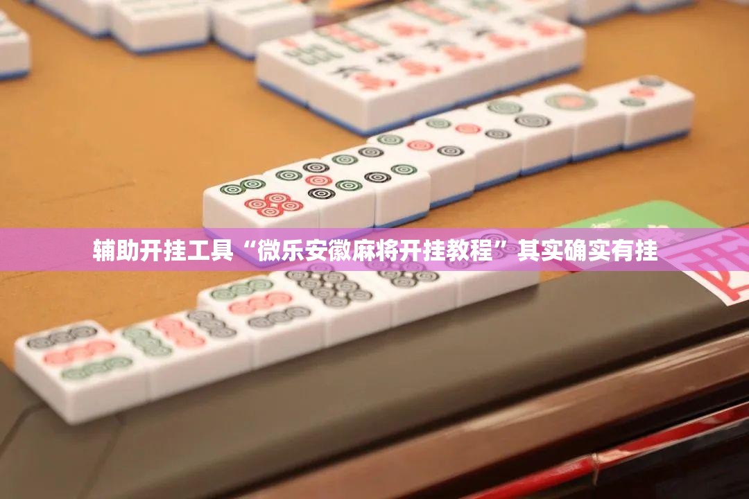 辅助开挂工具“微乐安徽麻将开挂教程”其实确实有挂
