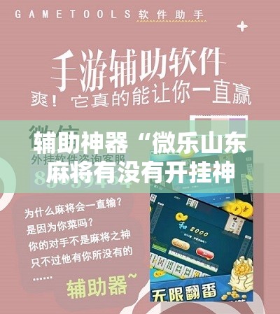 辅助神器“微乐山东麻将有没有开挂神器”其实确实有挂