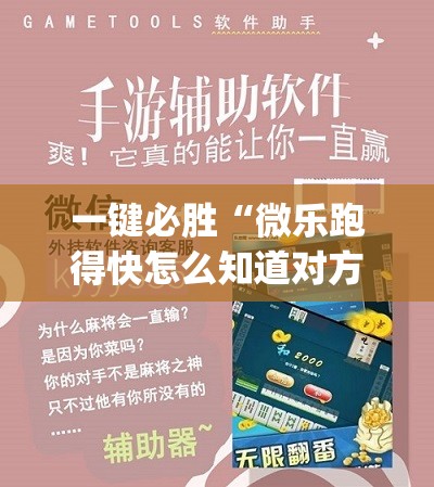 一键必胜“微乐跑得快怎么知道对方开挂	”(透视挂)辅助下载教程