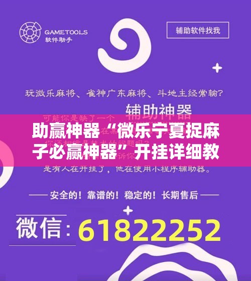 助赢神器“微乐宁夏捉麻子必赢神器”开挂详细教程