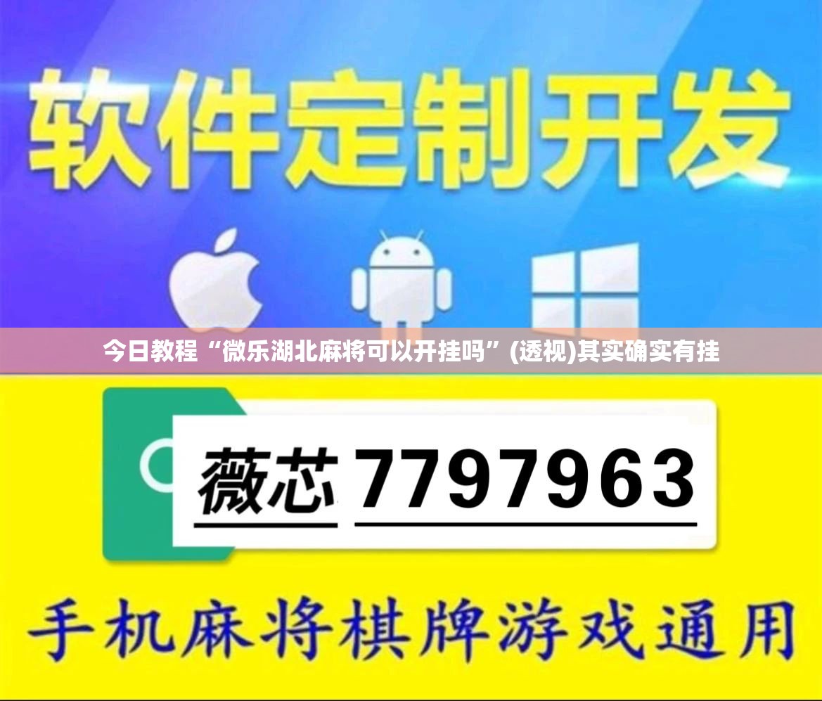 今日教程“微乐湖北麻将可以开挂吗”(透视)其实确实有挂