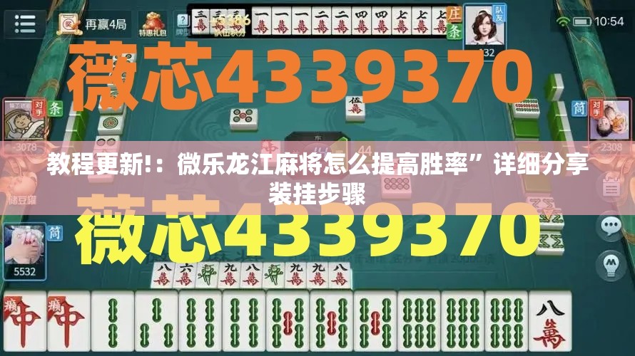 教程更新!：微乐龙江麻将怎么提高胜率”详细分享装挂步骤