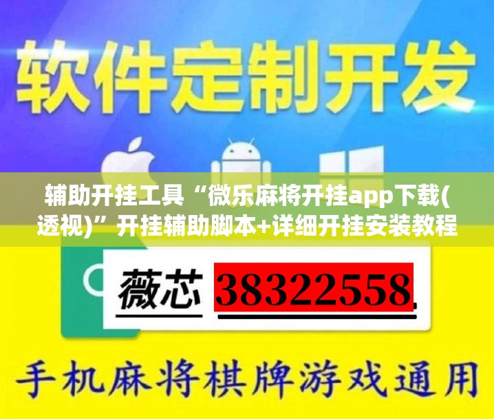 辅助开挂工具“微乐麻将开挂app下载(透视)	”开挂辅助脚本+详细开挂安装教程