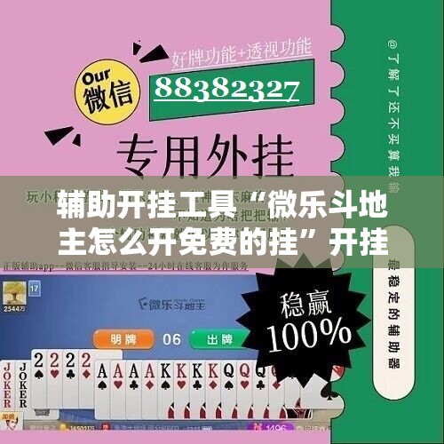 辅助开挂工具“微乐斗地主怎么开免费的挂”开挂详细教程