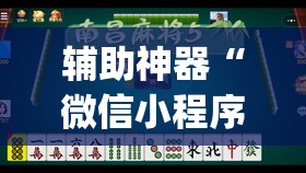 辅助神器“微信小程序微乐麻将怎么提高胜率”(辅助神器)开挂详细教程