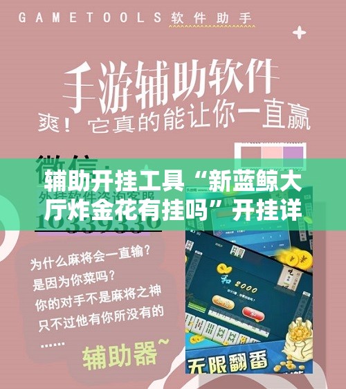 辅助开挂工具“新蓝鲸大厅炸金花有挂吗”开挂详细教程