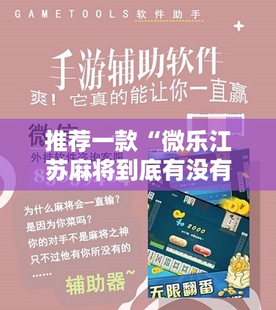 推荐一款“微乐江苏麻将到底有没有挂”细辅助教程分享