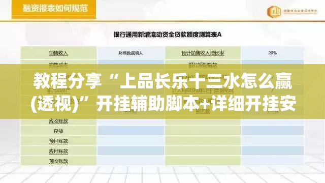 教程分享“上品长乐十三水怎么赢(透视)”开挂辅助脚本+详细开挂安装教程