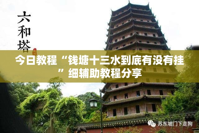 今日教程“钱塘十三水到底有没有挂”细辅助教程分享