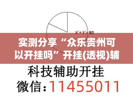 实测分享“众乐贵州可以开挂吗”开挂(透视)辅助神器