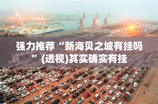 强力推荐“新海贝之城有挂吗”(透视)其实确实有挂
