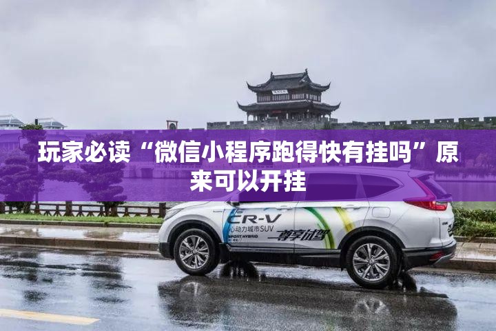 玩家必读“微信小程序跑得快有挂吗”原来可以开挂