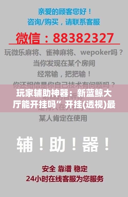 玩家辅助神器：新蓝鲸大厅能开挂吗”开挂(透视)最新辅助详细