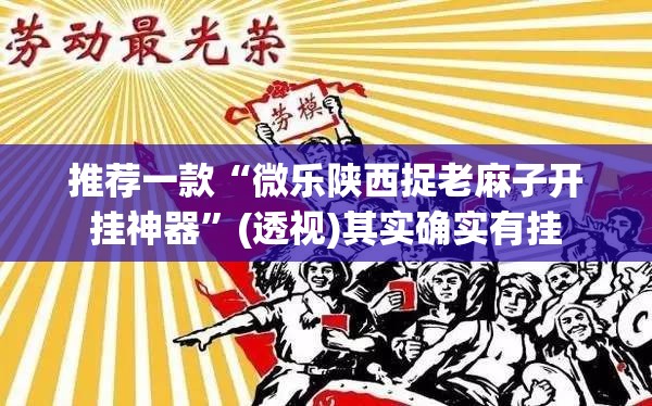 推荐一款“微乐陕西捉老麻子开挂神器”(透视)其实确实有挂