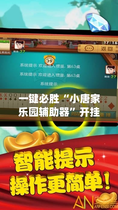 一键必胜“小唐家乐园辅助器”开挂(透视)辅助教程