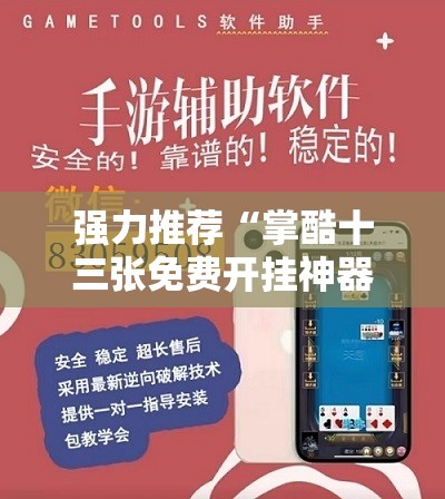 强力推荐“掌酷十三张免费开挂神器下载安装”细辅助教程分享