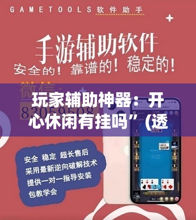 玩家辅助神器：开心休闲有挂吗”(透视)其实确实有挂