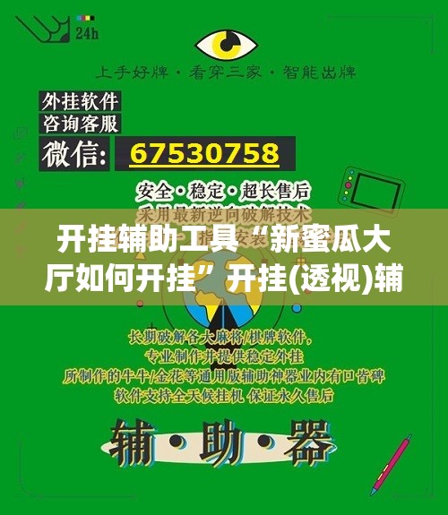 开挂辅助工具“新蜜瓜大厅如何开挂”开挂(透视)辅助教程