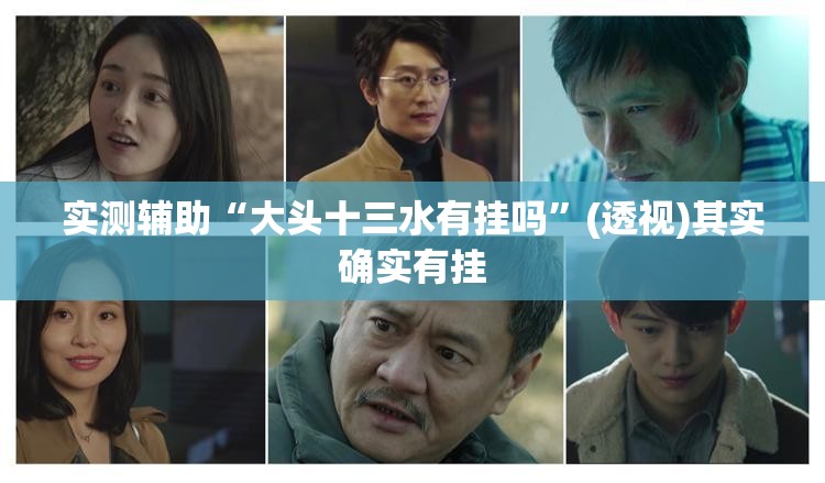 实测辅助“大头十三水有挂吗”(透视)其实确实有挂