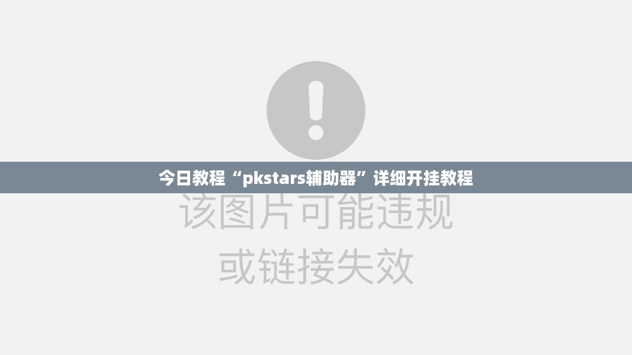 今日教程“pkstars辅助器”详细开挂教程