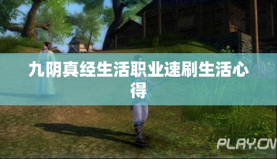 九阴真经生活职业速刷生活心得 九阴真经生活职业速刷生活心得