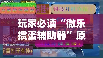 玩家必读“微乐掼蛋辅助器”原来可以开挂