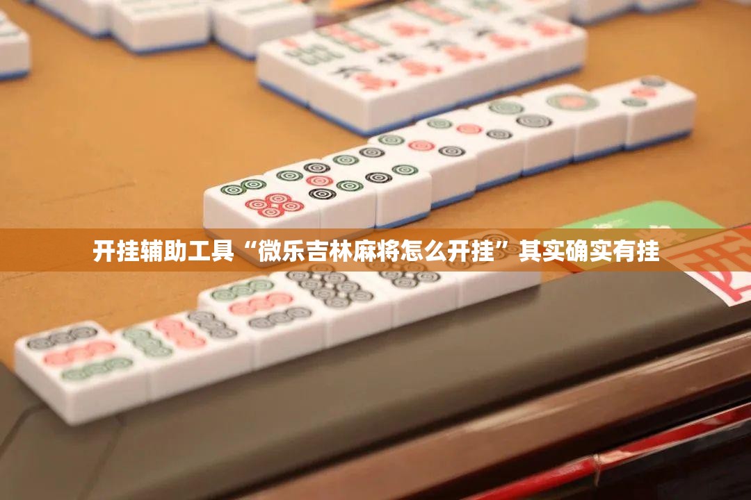 开挂辅助工具“微乐吉林麻将怎么开挂”其实确实有挂