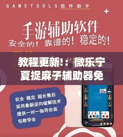 教程更新!：微乐宁夏捉麻子辅助器免费版”开挂(透视)最新辅助详细