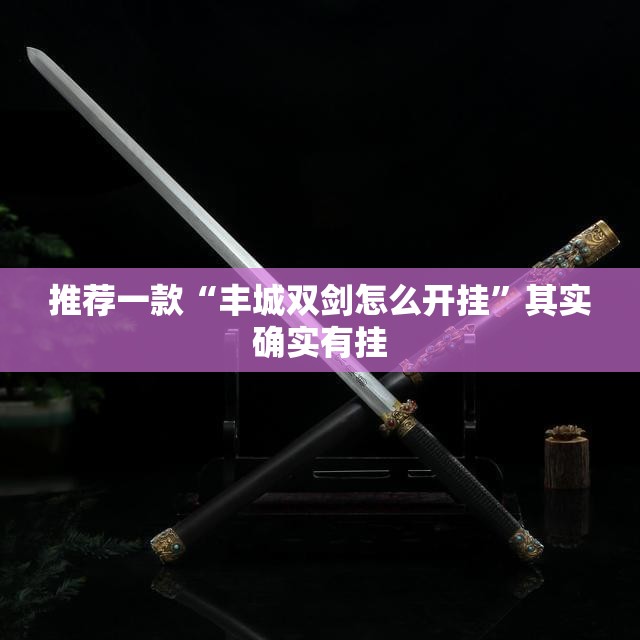 推荐一款“丰城双剑怎么开挂”其实确实有挂