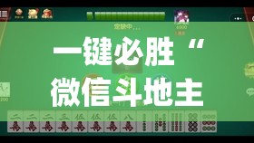 一键必胜“微信斗地主怎么让系统给你发好牌”开挂(透视)辅助神器