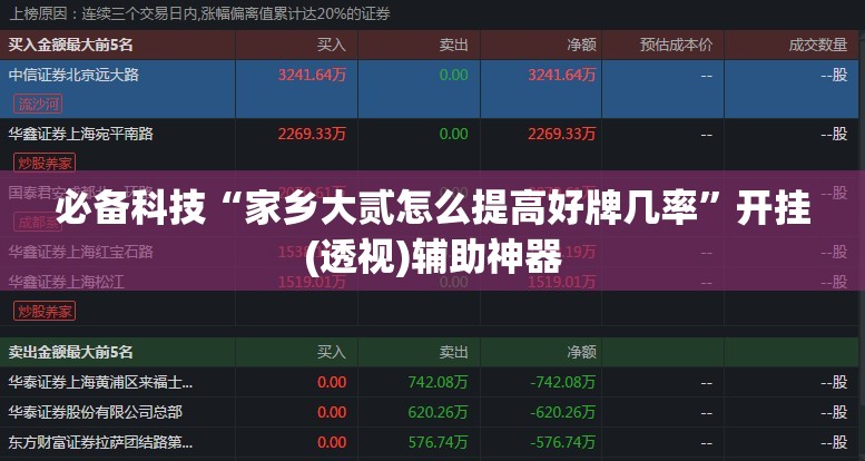必备科技“家乡大贰怎么提高好牌几率”开挂(透视)辅助神器