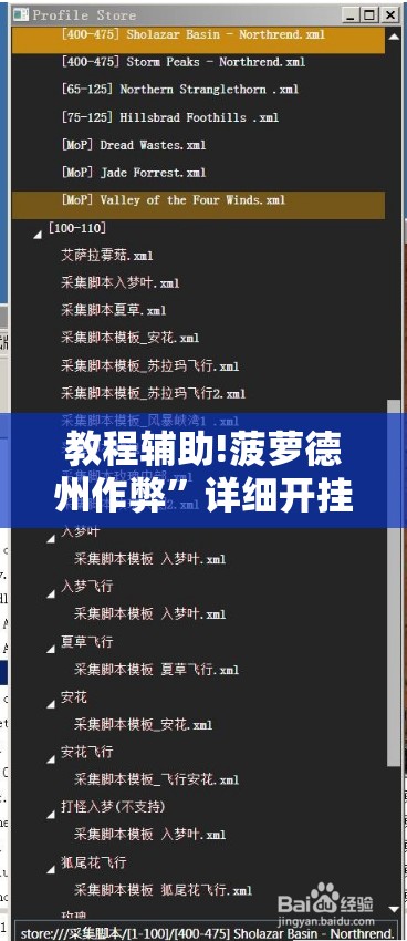 教程辅助!菠萝德州作弊”详细开挂教程