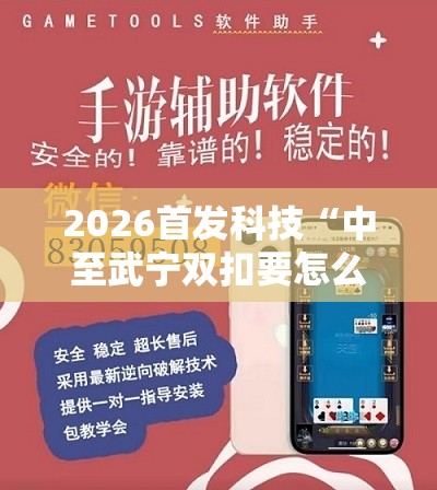 2026首发科技“中至武宁双扣要怎么开挂	”开挂辅助脚本+详细开挂安装教程