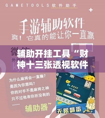 辅助开挂工具“财神十三张透视软件下载”其实确实有挂