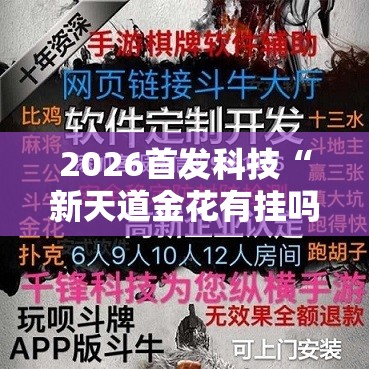 2026首发科技“新天道金花有挂吗”详细外挂透视辅助软件教程