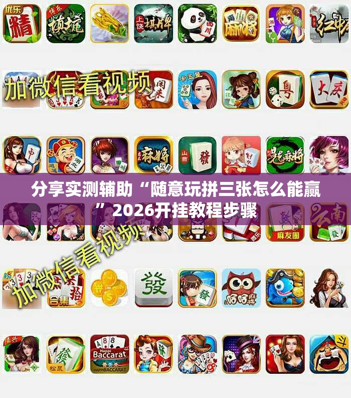 分享实测辅助“随意玩拼三张怎么能赢”2026开挂教程步骤