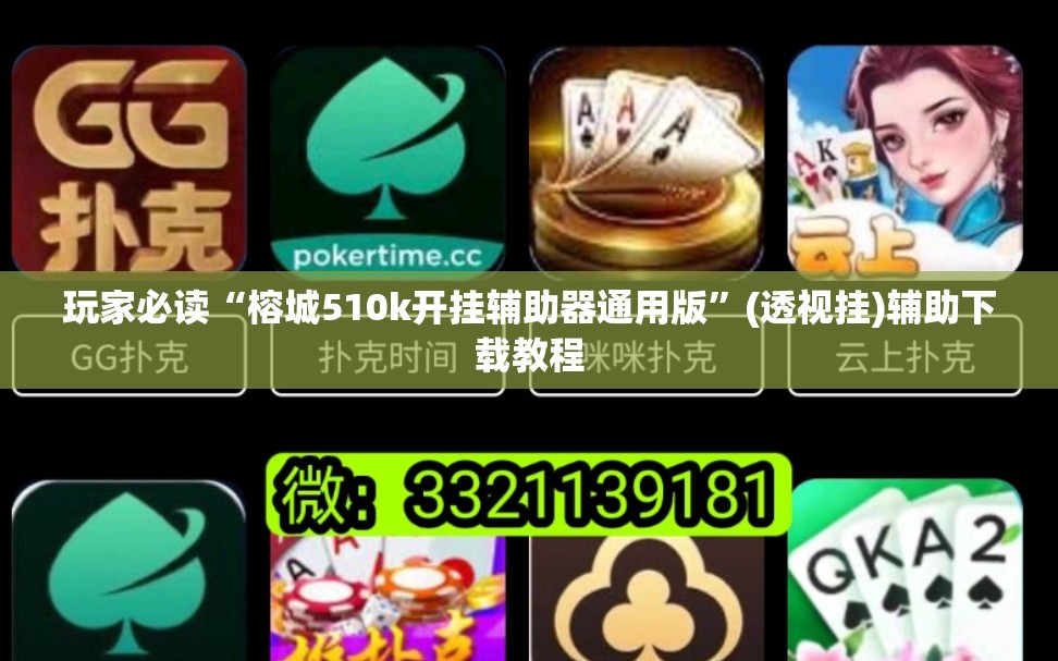 玩家必读“榕城510k开挂辅助器通用版”(透视挂)辅助下载教程