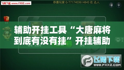 辅助开挂工具“大唐麻将到底有没有挂”开挂辅助脚本+详细开挂安装教程