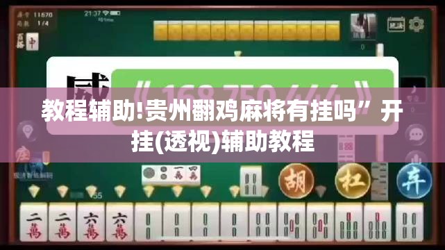 教程辅助!贵州翻鸡麻将有挂吗”开挂(透视)辅助教程