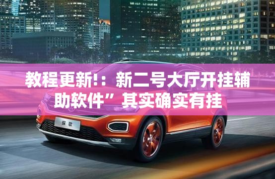 教程更新!：新二号大厅开挂辅助软件”其实确实有挂