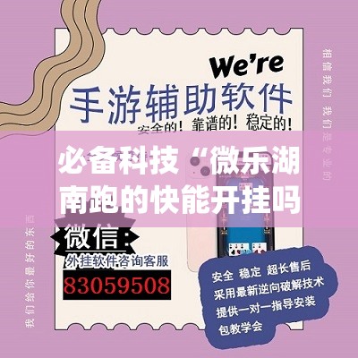 必备科技“微乐湖南跑的快能开挂吗(透视)”开挂辅助脚本+详细开挂安装教程