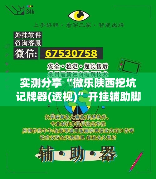 实测分享“微乐陕西挖坑记牌器(透视)	”开挂辅助脚本+详细开挂安装教程