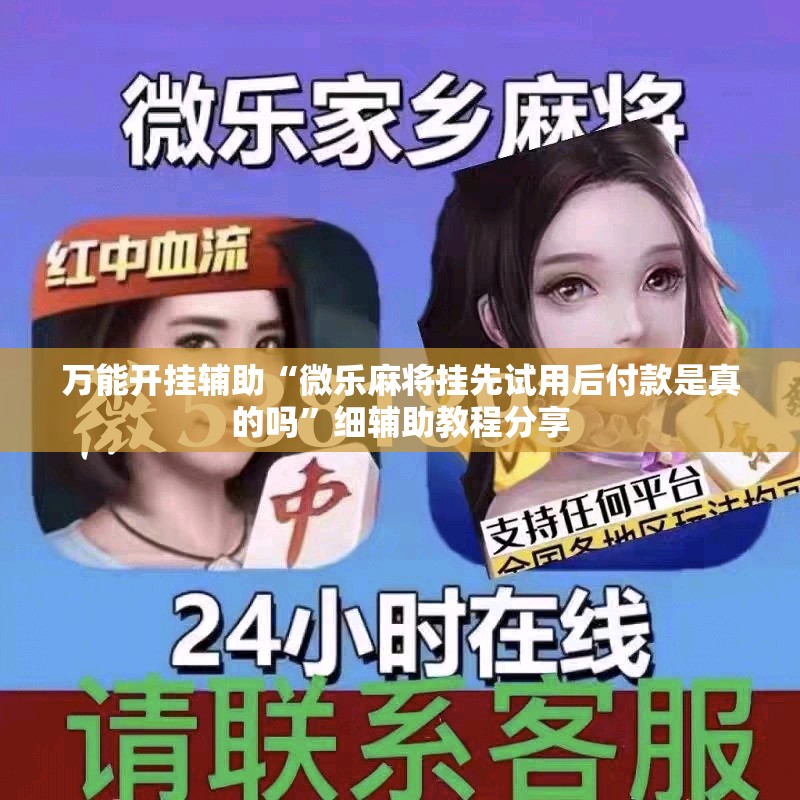 万能开挂辅助“微乐麻将挂先试用后付款是真的吗”细辅助教程分享