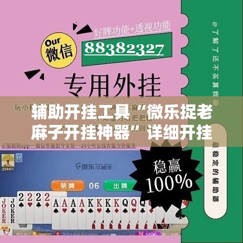 辅助开挂工具“微乐捉老麻子开挂神器”详细开挂教程