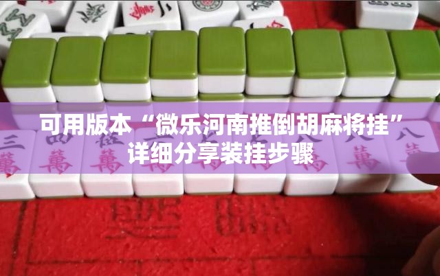 可用版本“微乐河南推倒胡麻将挂	”详细分享装挂步骤