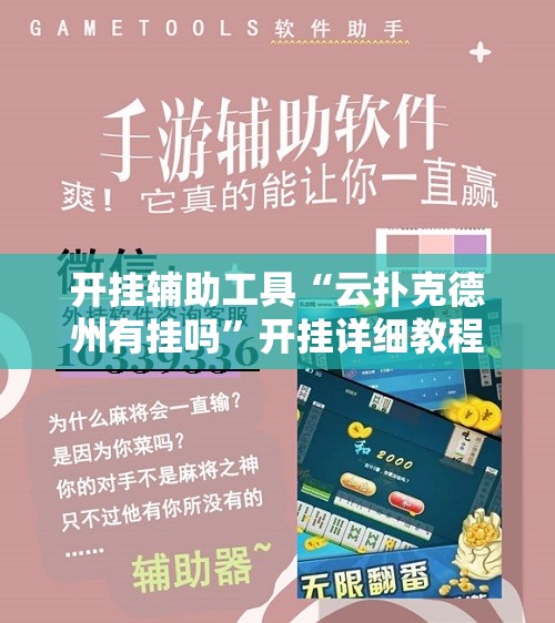 开挂辅助工具“云扑克德州有挂吗”开挂详细教程