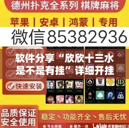 软件分享“欣欣十三水是不是有挂”详细开挂教程